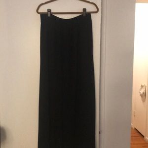 Black dressy pants. Beading downtrend left leg